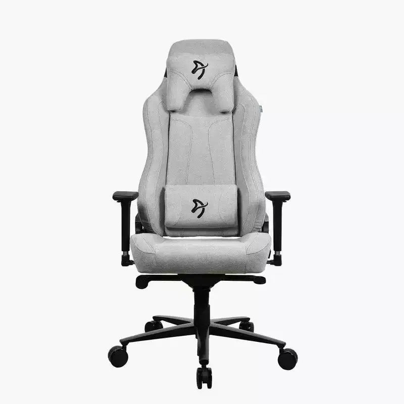 Arozzi Vernazza Soft Fabric Office and Gaming Chair with Soft Neck Lumbar Support Pillows