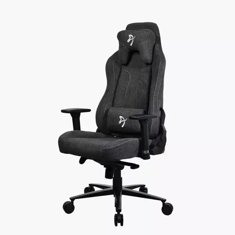 Arozzi Vernazza Soft Fabric Office and Gaming Chair with Soft Neck Lumbar Support Pillows