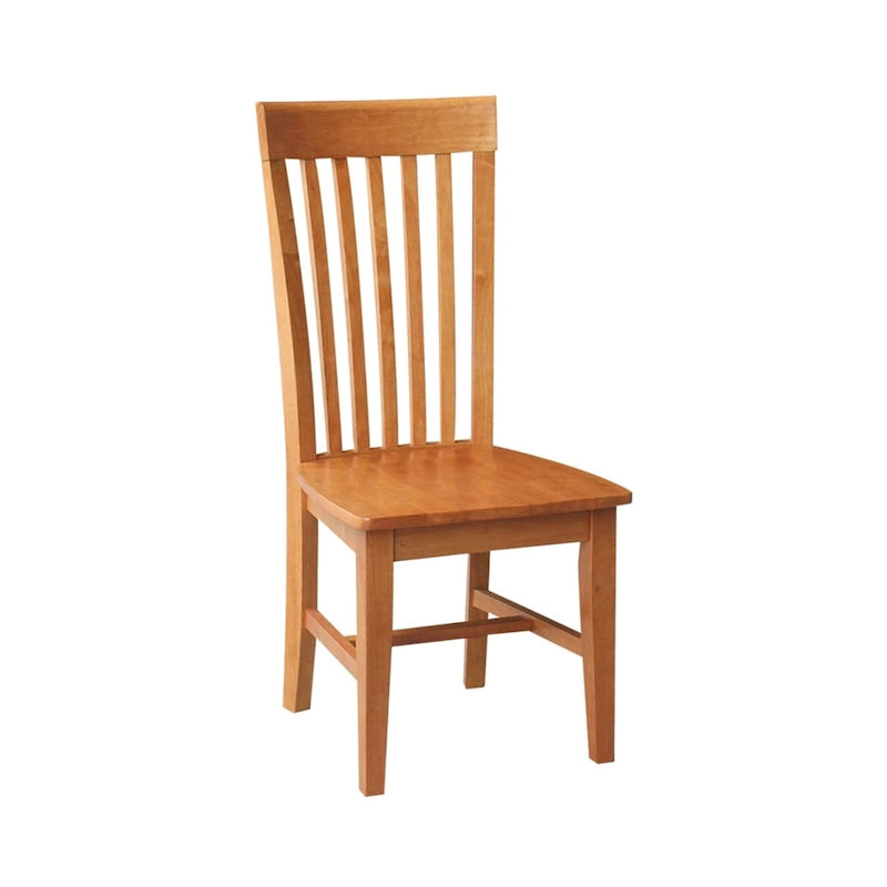 International Concepts Cosmo Tall Mission Chairs in Legno Massello, Set da 2