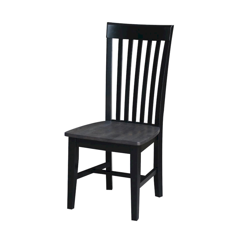 International Concepts Cosmo Tall Mission Chairs in Legno Massello, Set da 2