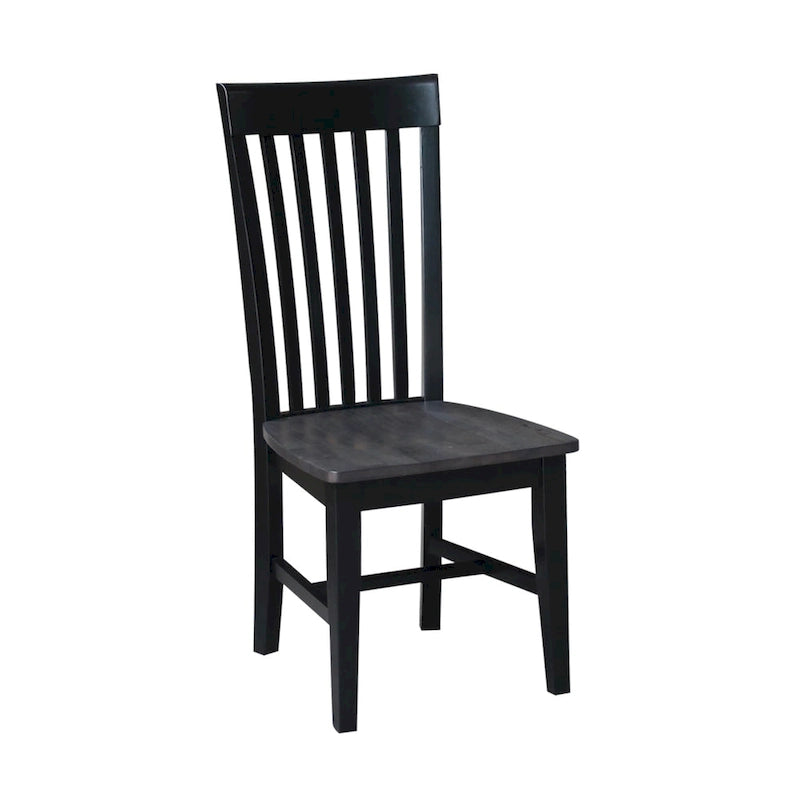 International Concepts Cosmo Tall Mission Chairs in Legno Massello, Set da 2