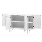 47.80 Inch high quality MDF Sideboard with Adjustable Shelves - 47.80 x 16.50