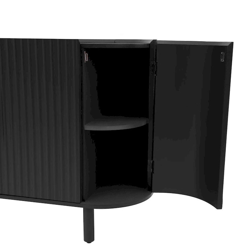 47.80 Inch high quality MDF Sideboard with Adjustable Shelves - 47.80 x 16.50