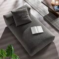 Chaise Longue Modulare Senza Braccioli in Tessuto Imbottito Solace