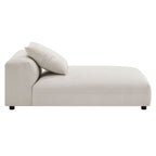 Chaise Longue Modulare Senza Braccioli in Tessuto Imbottito Solace