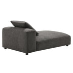 Chaise Longue Modulare Senza Braccioli in Tessuto Imbottito Solace
