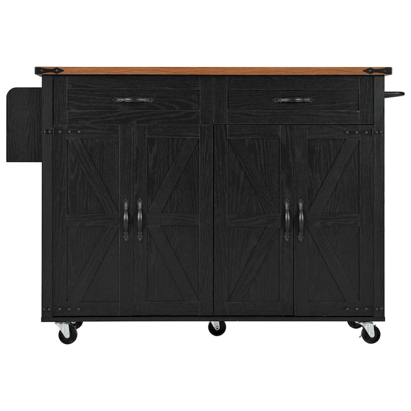Rolling Kitchen Cart on Wheels