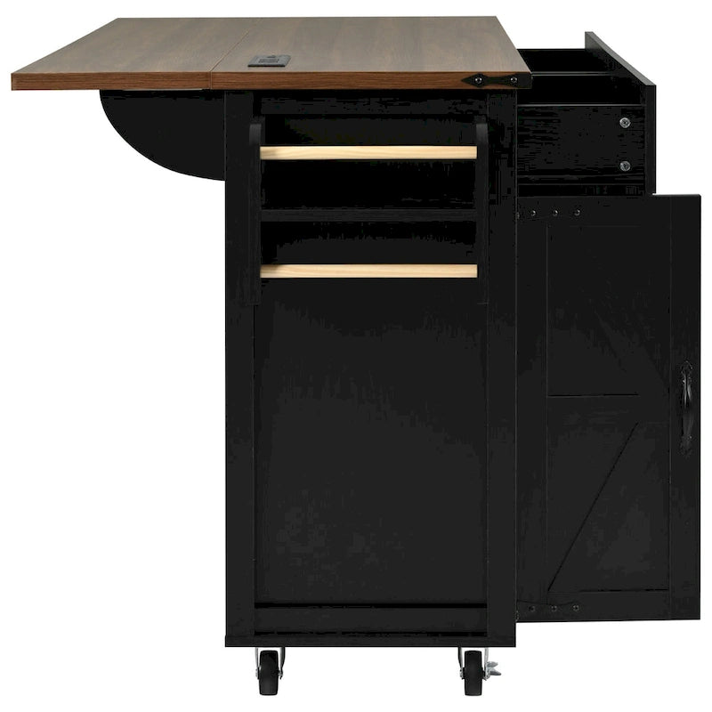 Rolling Kitchen Cart on Wheels
