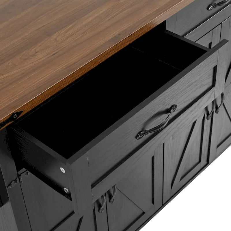 Rolling Kitchen Cart on Wheels