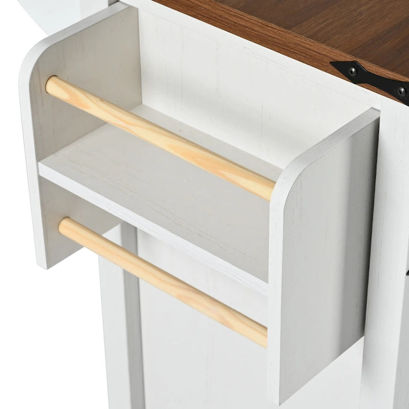 Rolling Kitchen Cart on Wheels