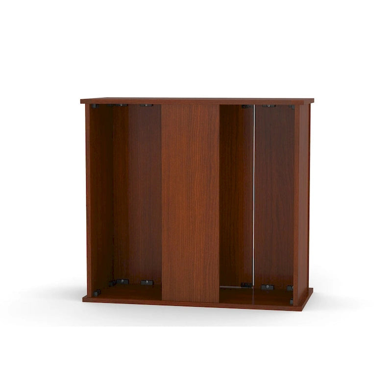 Supporto per acquario Aquatic Fundamentals 29/37 galloni, Serene Cherry, con contenitore