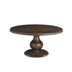 Willow 60 Round Solid Wood Pedestal Dining Table - Beige