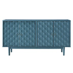 Modern 4-door Sideboard with Convex Pattern Doors