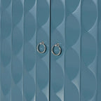 Modern 4-door Sideboard with Convex Pattern Doors