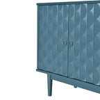 Modern 4-door Sideboard with Convex Pattern Doors