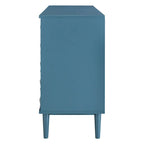 Modern 4-door Sideboard with Convex Pattern Doors