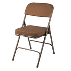 Hampden Furnishings Bernadine Collection Deluxe Fabric Padded Folding Chair, Pack of 2