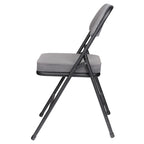 Hampden Furnishings Bernadine Collection Deluxe Fabric Padded Folding Chair, Pack of 2