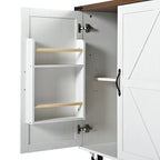 54.5 Kitchen Island with Power Outlet and Drop Leaf for Kitchen