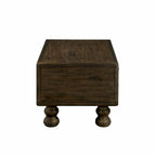 40 Solid Wood Rectangle Coffee Table with 4 Drawers