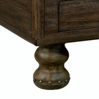 40 Solid Wood Rectangle Coffee Table with 4 Drawers
