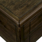 40 Solid Wood Rectangle Coffee Table with 4 Drawers