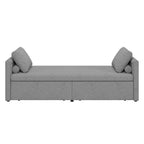 Modern Chaise Lounger Daybed Small Single Daybed with 2 Drawers,No Mattress Needed,Perfect For Living Rooms&Home Office