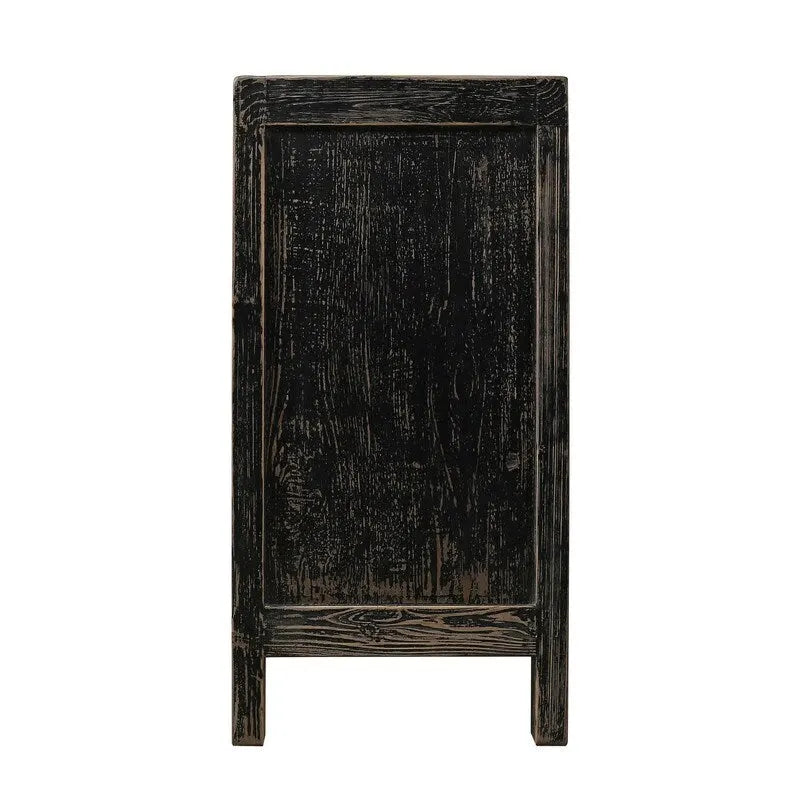 Armadietto a due ante nero anticato 39x18x35A