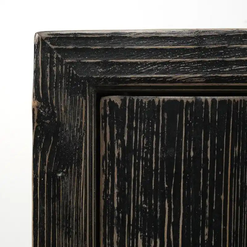 Armadietto a due ante nero anticato 39x18x35A