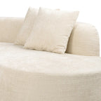 Mallory 134.5 Sofa-in-a-Box RAF Curved Sectional Sofa