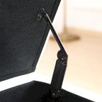 Storage Bench with Storage,End of Bed Bench,Entryway Bench,Storage Ottoman Bench 43.3 W x 17.7 White PU Leather Bench