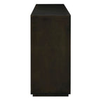 4-door Classic Sideboard with Open Storage and Adjustable Shelves