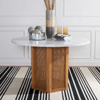 SAFAVIEH Mozell Cane Dining Table - 47.3 W x 47.3 L x 28.8 H - 47Wx47Dx29H
