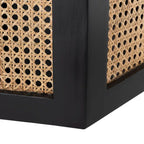 SAFAVIEH Mozell Cane Dining Table - 47.3 W x 47.3 L x 28.8 H - 47Wx47Dx29H