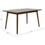 SAFAVIEH Theobalda Rectangle Dining Table - 55 x 36 x 30.3 - 55Wx36Dx30H