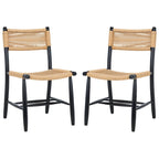 SAFAVIEH Home Masha 17-inch Rope Dining Chair [SET of 2] - 20Wx22Dx34H